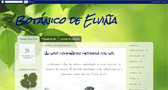 Desktop Screenshot of elvibotanico.blogspot.com