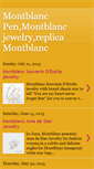 Mobile Screenshot of montblancking.blogspot.com