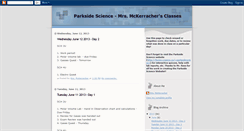 Desktop Screenshot of parksidesciencemckerracher.blogspot.com