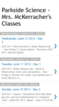Mobile Screenshot of parksidesciencemckerracher.blogspot.com
