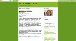 Desktop Screenshot of cocinasole.blogspot.com