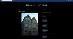 Desktop Screenshot of openartistsstudios.blogspot.com