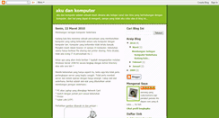 Desktop Screenshot of komputerloves.blogspot.com