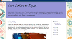 Desktop Screenshot of loveletterstodylan.blogspot.com