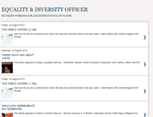 Tablet Screenshot of equalitydiversityofficer.blogspot.com