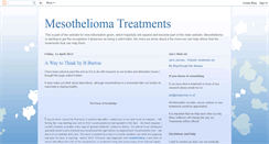 Desktop Screenshot of mesothelioma-treatments-jan.blogspot.com