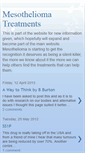 Mobile Screenshot of mesothelioma-treatments-jan.blogspot.com