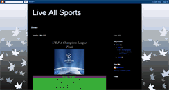 Desktop Screenshot of live-allsports4u.blogspot.com