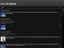 Tablet Screenshot of live-allsports4u.blogspot.com