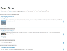 Tablet Screenshot of deserttexas.blogspot.com