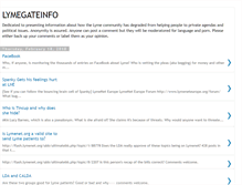 Tablet Screenshot of lymegateinfo.blogspot.com