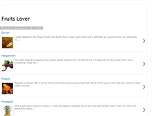 Tablet Screenshot of fruits-info.blogspot.com