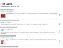 Tablet Screenshot of firstladieswm.blogspot.com