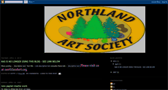 Desktop Screenshot of northlandartsociety.blogspot.com