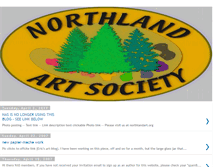 Tablet Screenshot of northlandartsociety.blogspot.com