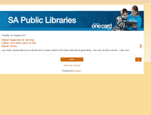 Tablet Screenshot of librariessa.blogspot.com