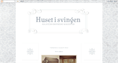 Desktop Screenshot of husetisvingen.blogspot.com