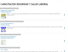Tablet Screenshot of capacitacionseguridadysaludlaboral.blogspot.com