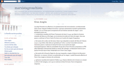 Desktop Screenshot of marxistagrouchista.blogspot.com