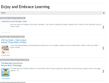 Tablet Screenshot of enjoy-embracelearning.blogspot.com