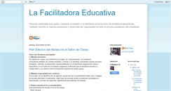 Desktop Screenshot of lafacilitadoraeducativa.blogspot.com