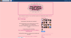 Desktop Screenshot of mymumscraftshopchallenges.blogspot.com