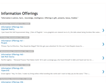 Tablet Screenshot of informationofferings.blogspot.com