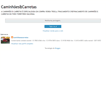 Tablet Screenshot of caminhoes-carretas.blogspot.com