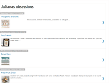Tablet Screenshot of julianasobsessions.blogspot.com