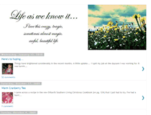 Tablet Screenshot of lifeasweknowit-marylynn.blogspot.com