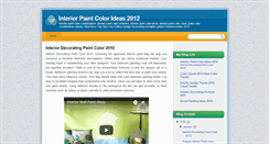 Desktop Screenshot of interiorpaintcolorideas.blogspot.com