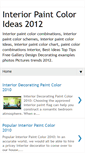 Mobile Screenshot of interiorpaintcolorideas.blogspot.com