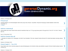 Tablet Screenshot of generasidynamic.blogspot.com