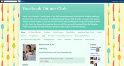 Desktop Screenshot of facebookdinnerclub.blogspot.com