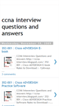 Mobile Screenshot of ccna-interview.blogspot.com