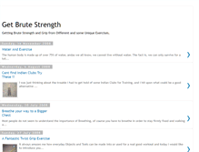 Tablet Screenshot of getbrutestrength.blogspot.com