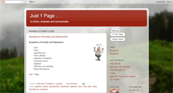 Desktop Screenshot of just-1-page.blogspot.com
