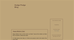 Desktop Screenshot of hodge-podge-blog.blogspot.com