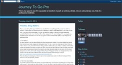 Desktop Screenshot of journeytogopro.blogspot.com