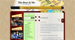 Desktop Screenshot of lindaandtheboys.blogspot.com