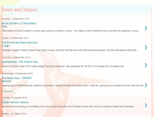 Tablet Screenshot of bearsandbanjos.blogspot.com