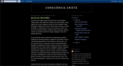 Desktop Screenshot of conscienciacrista.blogspot.com