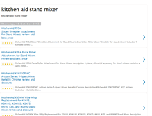 Tablet Screenshot of bestofkitchenaidstandmixer-reviews.blogspot.com