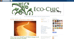 Desktop Screenshot of ecochicwithamy.blogspot.com