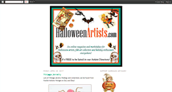 Desktop Screenshot of halloweenartists.blogspot.com