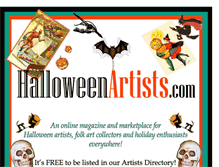 Tablet Screenshot of halloweenartists.blogspot.com