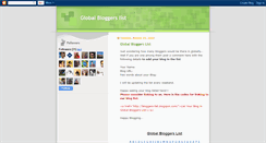 Desktop Screenshot of bloggers-list.blogspot.com
