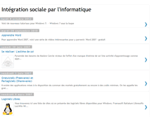 Tablet Screenshot of integrationinformatique.blogspot.com