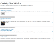 Tablet Screenshot of celebritychatwithsue.blogspot.com