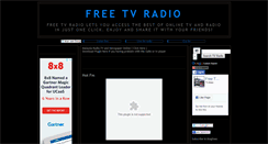 Desktop Screenshot of free-tvradio.blogspot.com